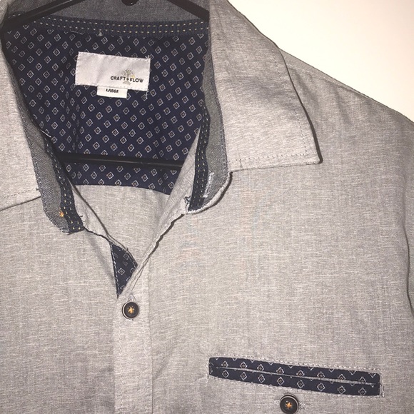 Grey button down - Picture 2 of 2